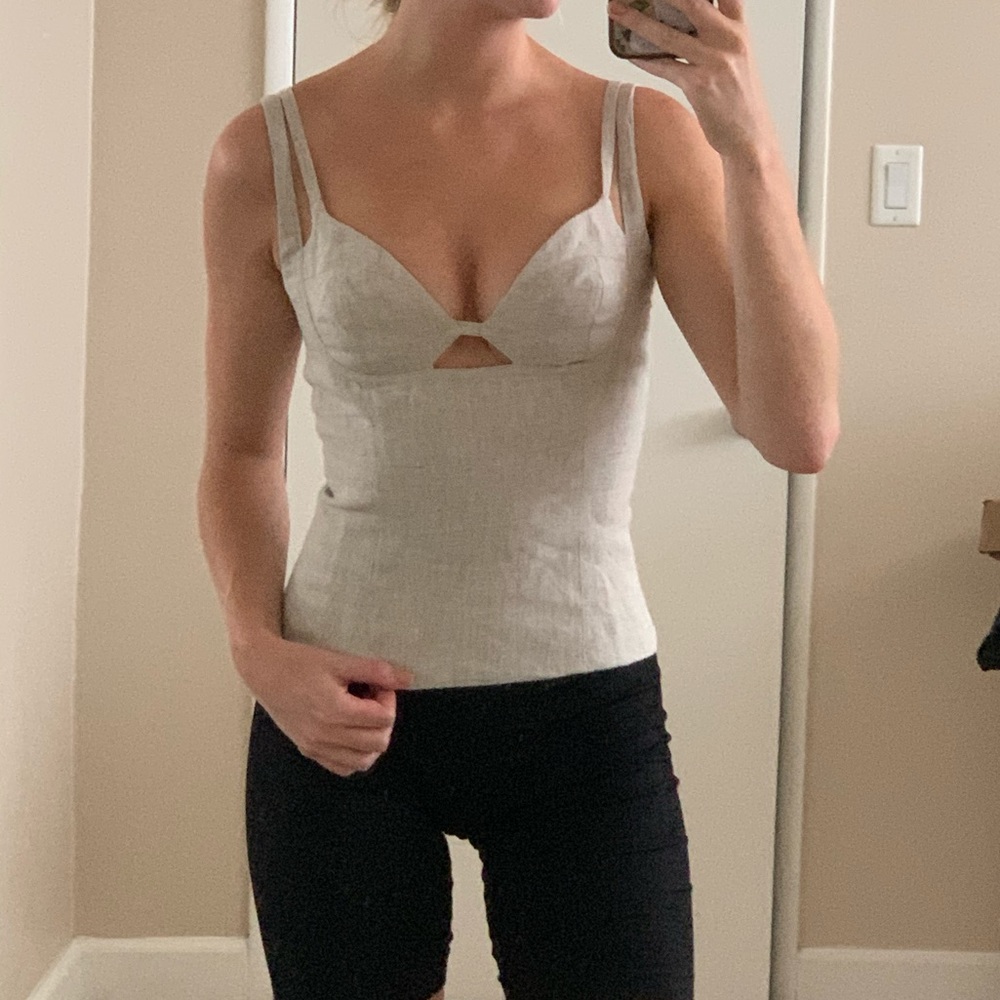 Reformation Libra Bustier Top